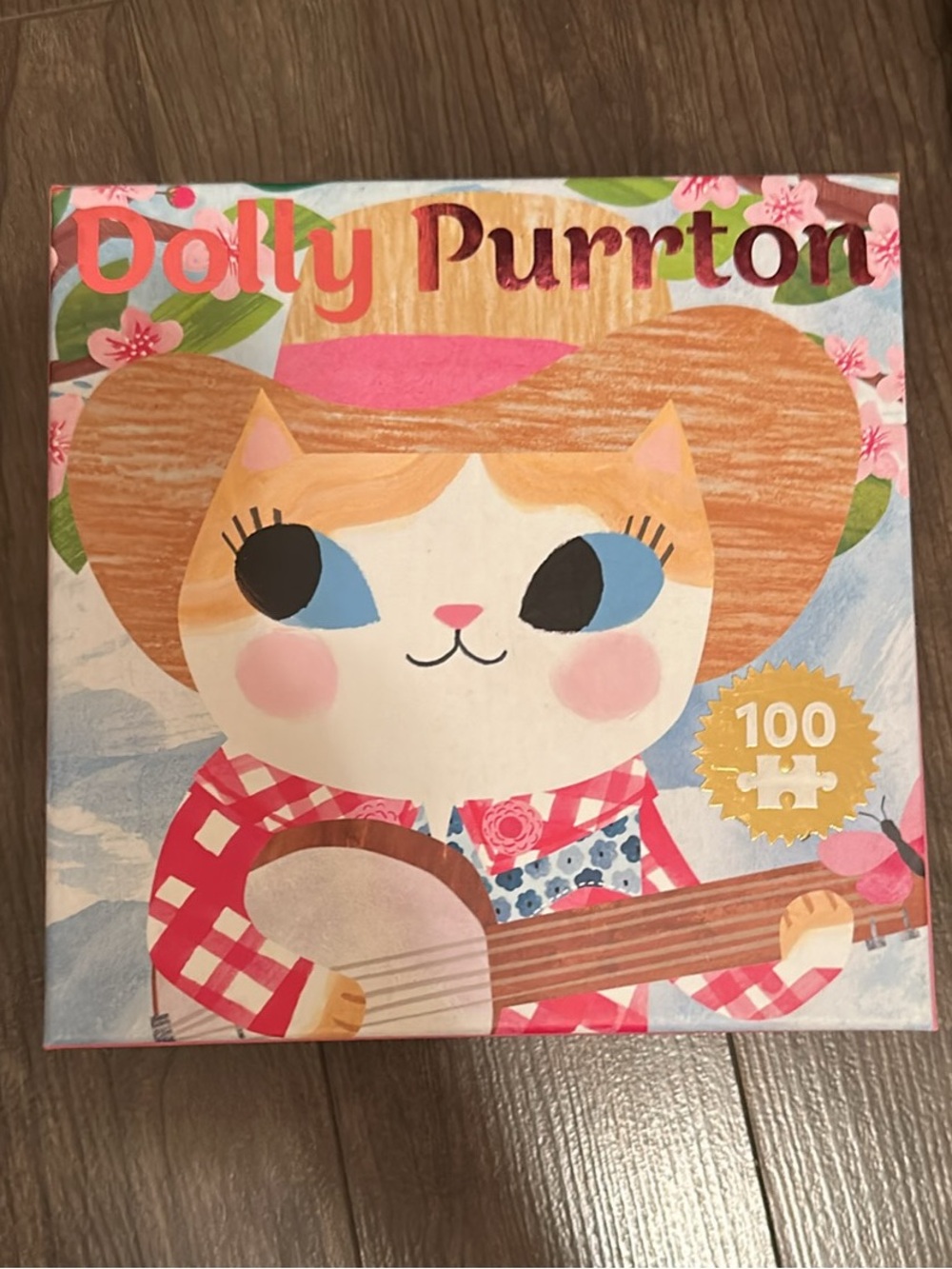 *Brand new, sealed* Mudpuppy 100pc Dolly Puurton Gold Foil